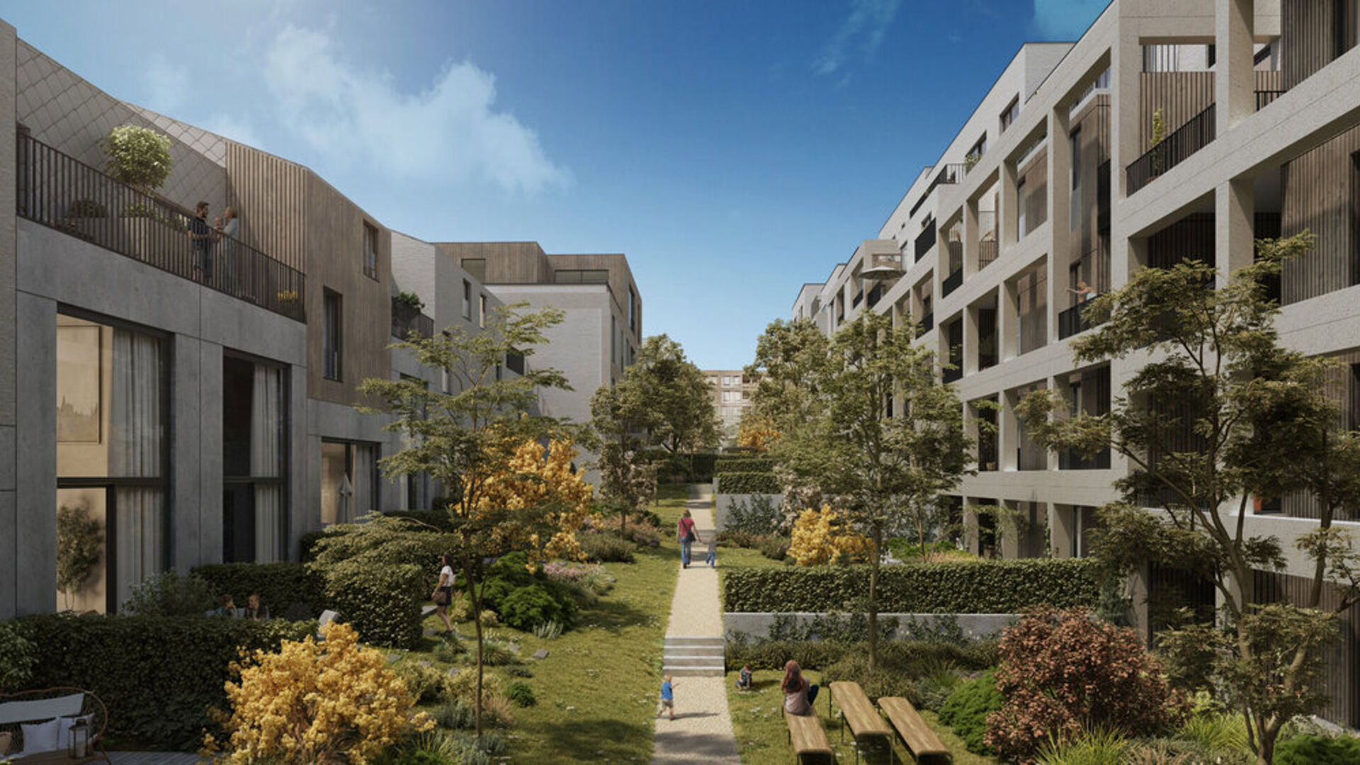 Luxury newly built apartment with 2 bedrooms in the brand-new residential project Burenberg.
This energy-efficient newly built apartment is part of the prestigious Burenberg residential project—a new development in Leuven offering many advantages, such