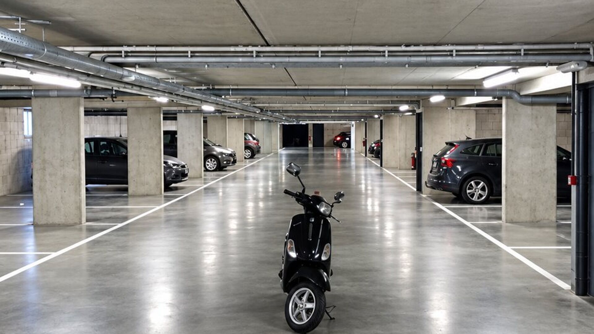 Underground wide parking space in enclosed new parking basement near fountain street and 50 meters from mechelsestraat. Located close to city center. Available immediately, rent 100€/month.