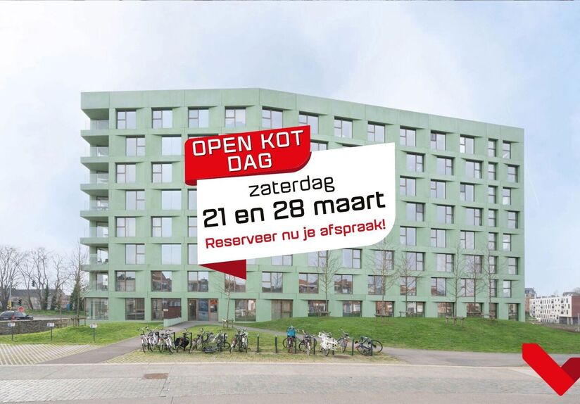 Welkom in deze verzorgde en comfortabele studentenkamer.

De kamer is louter voor individueel gebruik en is bemeubeld met een bed, bureau, stoel, boekenrek, kleerkast en lamellen. Daarnaast beschikt de kamer over eigen sanitair met douche en toilet, evena